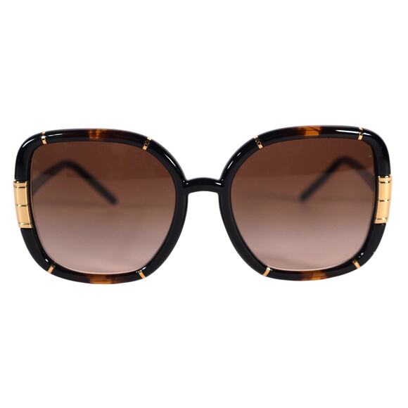Tory Burch Accessories - Tory Burch Eleanor Oversized Square Womens Sunglasses-Dark Tortoise/Brown-NWT